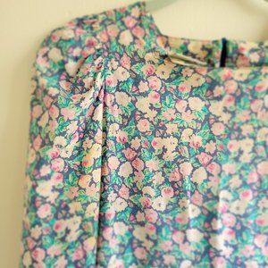 Vintage Laura Ashley, Puff Sleeves Cottagecore Floral Dress100% cotton Size 10